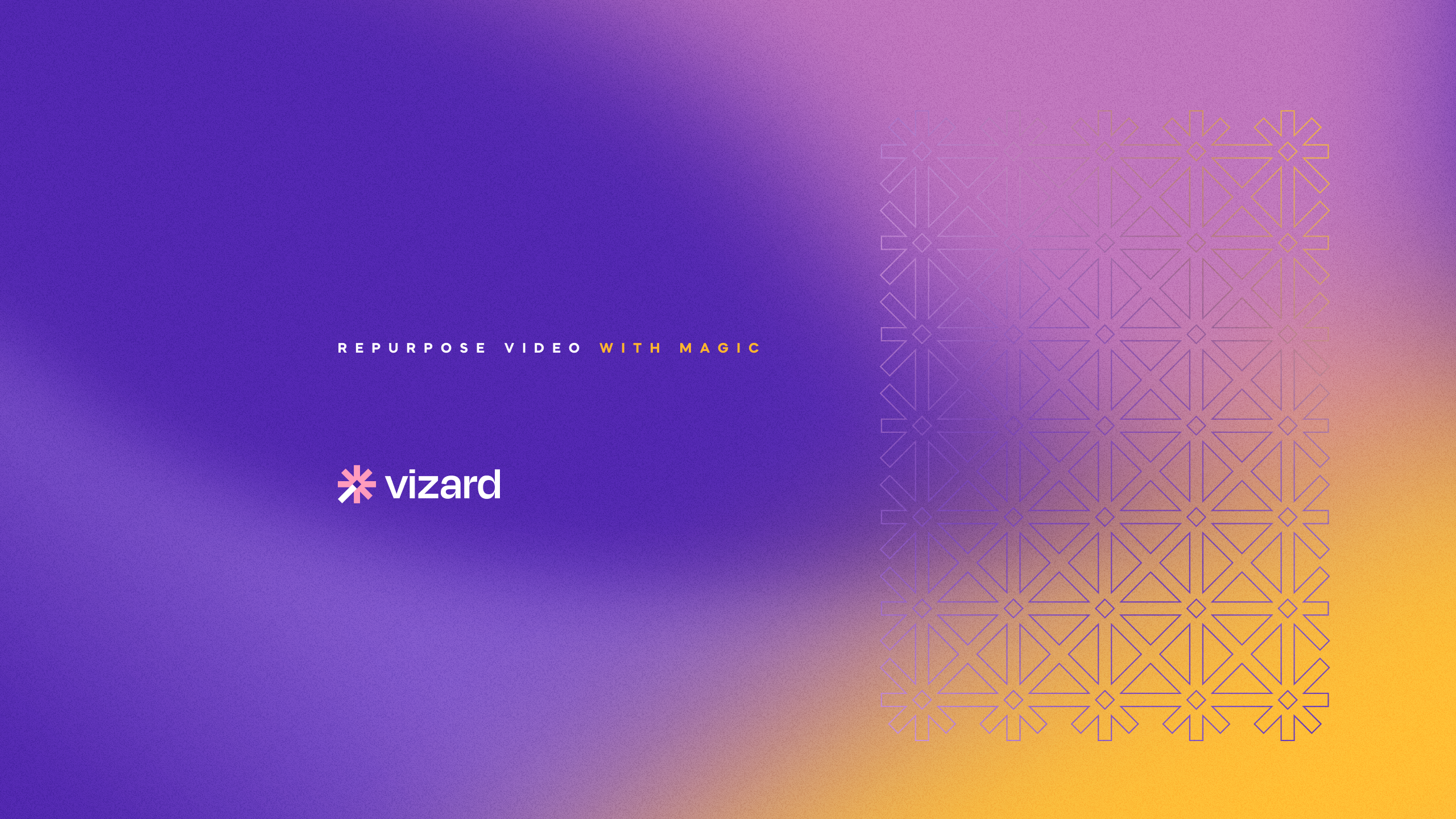 Vizard browser video editor with transcript and editing controls