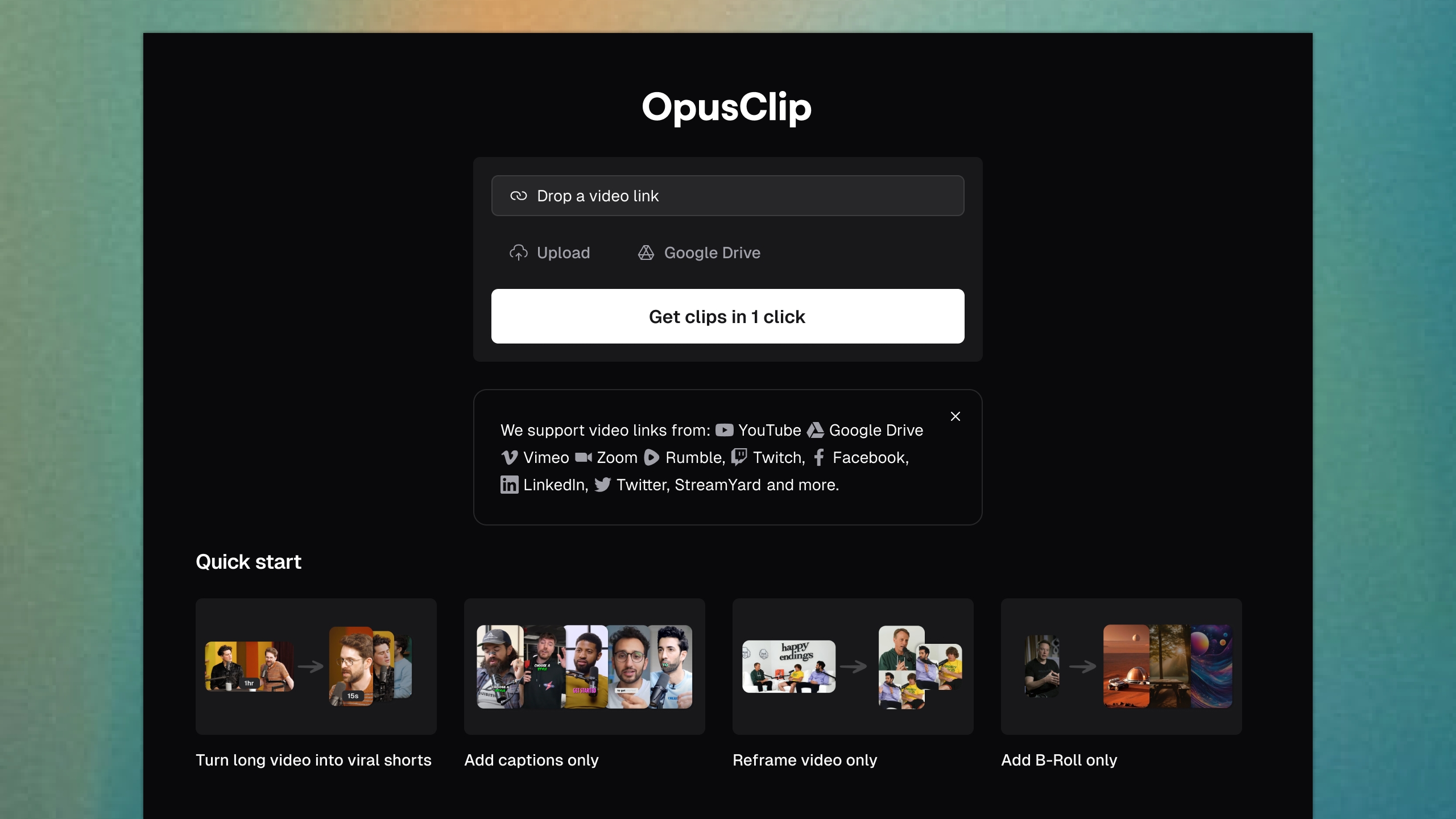 OpusClip generated clip results reviewed in a high-volume short-form workflow