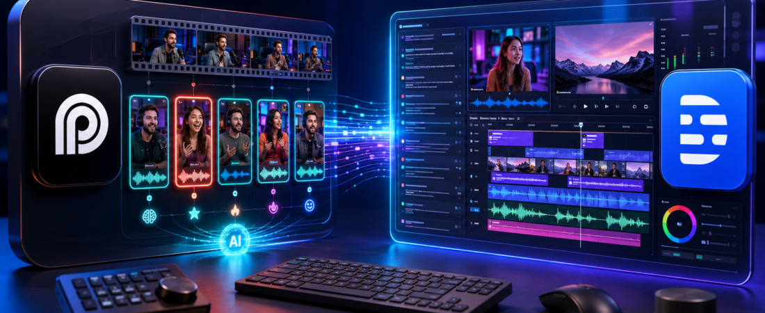 OpusClip vs Descript: Automatic Clipping or Full Video Editing?