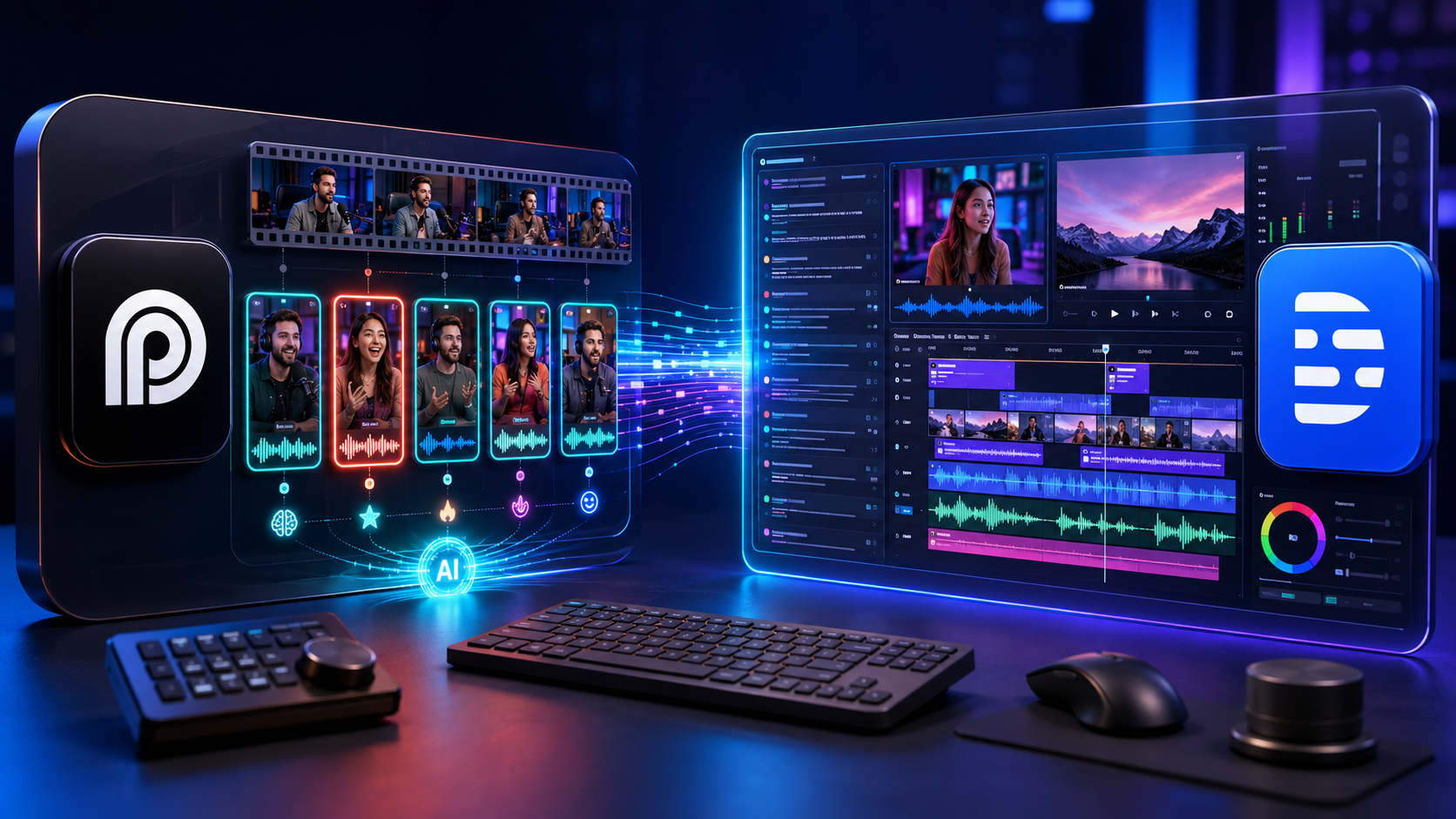 OpusClip vs Descript: Automatic Clipping or Full Video Editing?