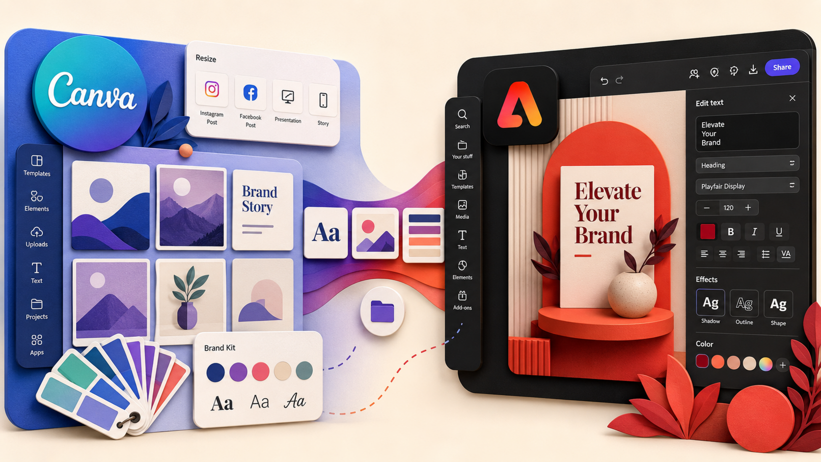 Canva vs Adobe Express 2026: Which Design Tool Fits Your Brand?