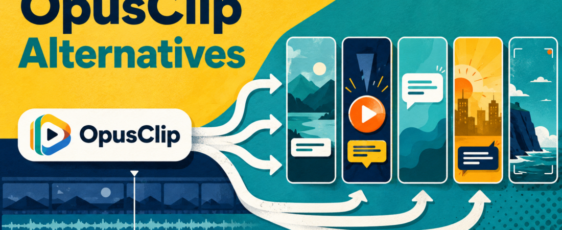 Best OpusClip Alternatives 2026: 5 Tools for Different Workflows
