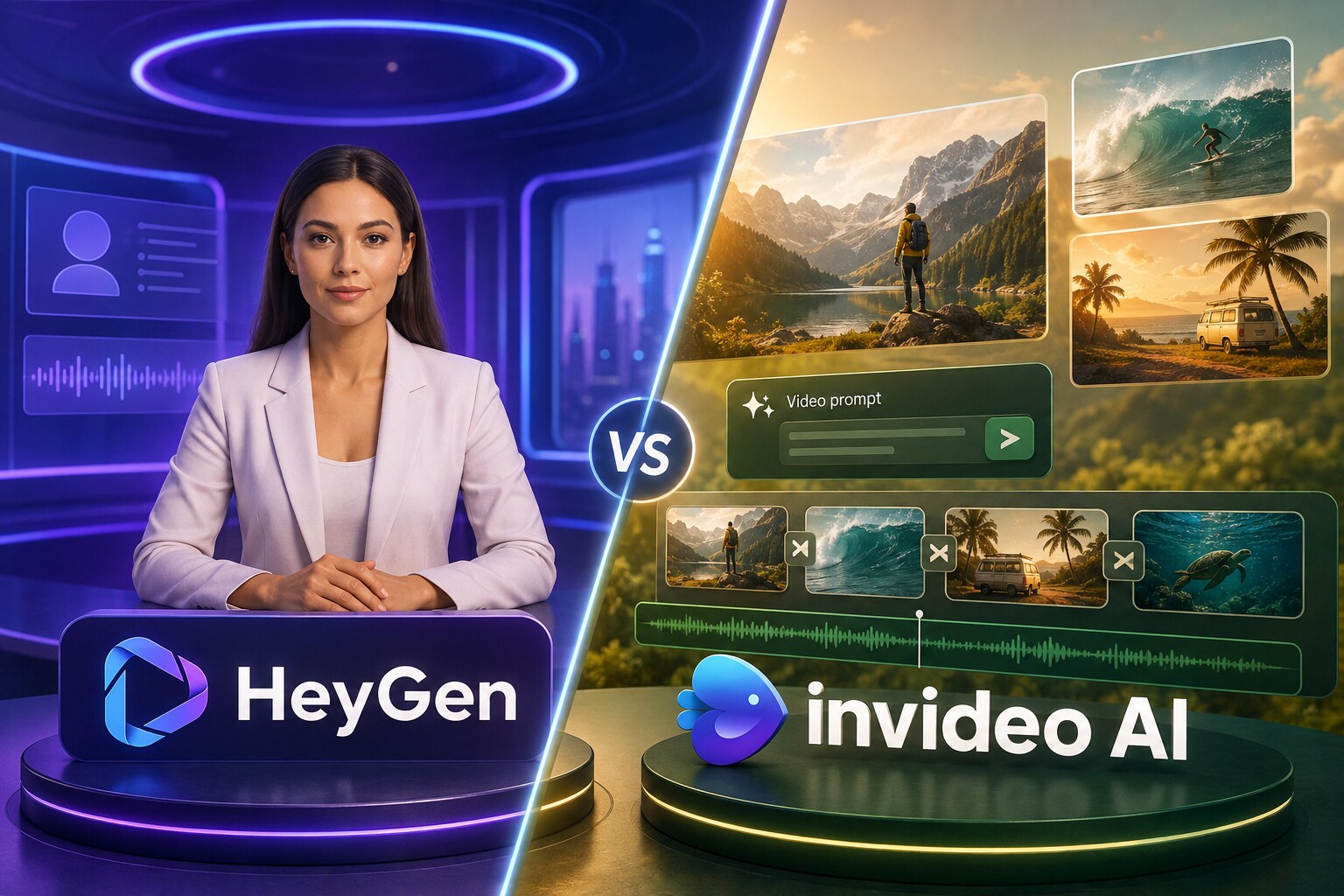 HeyGen vs InVideo AI 2026: Avatars or Prompt-to-Video?