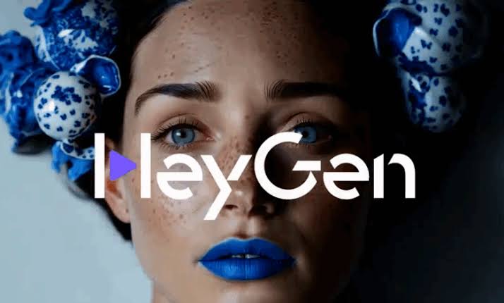 HeyGen AI avatar options and video generation interface