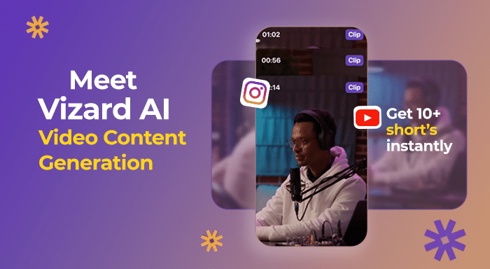 Vizard AI generated clips ready for review and editing